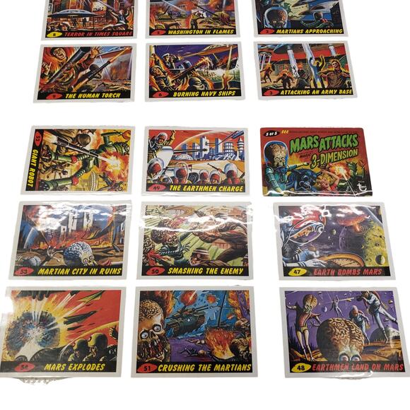 2012 Topps Mars Attacks Heritage Cards Trading Card Set of 45 Invasion Begins - Picture 12 of 16